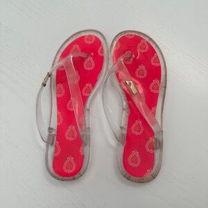 Pink Jelly Vineyard Vines Flip Flops